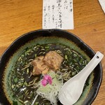 麺邸 いざかなや - 限定第十弾
あるいは、漆黒という名の味噌(1200円)
ニラ増し(100円)