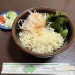 丸友 - 冷やしたぬき蕎麦720円