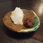 Kyouya - 辛み大根と蕎麦味噌