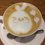 Pancake Cafe Mog Nanba Ten - カフェオレ うさぎ柄（パンケーキカフェ mog 難波店 （モグ）2024.8月)