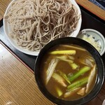 Soba Dokoro Ichibaku Kicchoan - 冷やしカレー南蛮　大盛り