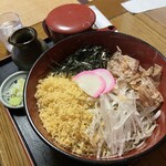 Soba Dokoro Ichibaku Kicchoan - 冷やしタヌキそば　大盛り