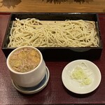 Ishiusubiki Soba Mikuniya - きざみ鴨せいろ