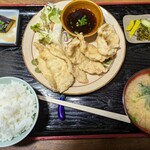 Mendoriya - とり天定食780円