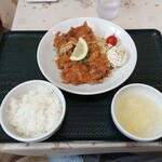 ていしゃ場 - 料理写真:ユーリンチー定食