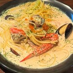 イタリアン食堂 horn - 漁師風明太子クリームパスタ