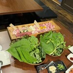 KOREAN KITCHEN 韓風房 - 15種の包野菜＋薬味セット