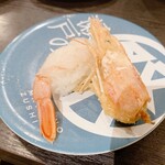 Seto no Matsuri Zushi Hyogochoten - 天然生赤えび 165円