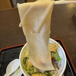 Nagakiya - 川幅に見立てた、幅広いうどん！