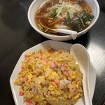 Menhanten Kiichi - 炒飯＋半ラーメン　1,000円　炒飯大盛り＋110円