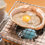 鰓呼吸 - カニ味噌の甲羅焼き