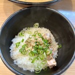 らーめん 喜一郎 - あらい飯　半分サイズ。