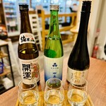 酒の中村園 - 飲み比べ