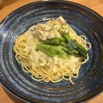 Spaghetti Shokudo Hajime - 鯖と小松菜の白菜クリームソーススパゲッティー