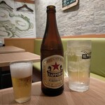 鯨の胃袋 - ドリンク、ビールはサッポロでした。