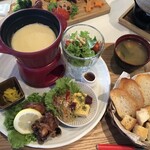 Cafe dining bar 叶和 - 料理写真:チーズフォンデュのセット