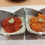 鮨 吉金 - いくら食べ比べ