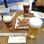 HUB Echigo Beer PUB - ３人で注文したもの