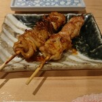 寿司と焼き鳥大地 - モモ、皮