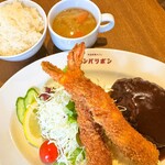 Yoshoku Ryori Cafe Nanbaribon - Wメインランチ