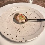 Innovative Restaurant DELUJO Ebisu Nishiguchi Ten - 赤エビとセロリのカルパッチョ