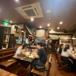 Dining BRIOSO - 外は静か〜な街なのに、店内入るとメッチャ賑やか！
                        この日は、女子会のオンパレードꉂ(ˊᗜˋ*)