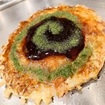 お好み焼き しみづ - ランチ限定セット(1,400円)
            お好み焼き(豚)+塩焼きそば(豚&九条ネギ)