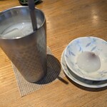 Iwashi no Ya Hei - ドリンクはコーヒーの飲めない私はカルピス　デザートは今回は水まんじゅうでした