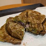 Tsukiji Gindako CIAL Tsurumi Ten - クロワッサンたい焼『抹茶＆ミルク』@\275円