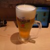 Kaiten Sushi Misaki Narita Kuko Ten - まずは生ビール