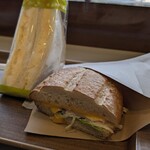 ST-MARC CAFE Ebisuekimae Ten - ホットサンド ハムチーズ＋たっぷりタマゴサンド