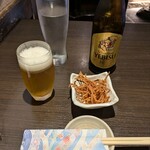 Suginami Mangetsu - ビール・お通し