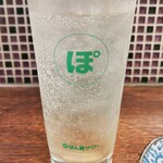 居酒屋 ヒミツキチ - ポン酢サワー440円税抜