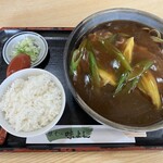 Soba no Aji Yoshi - カツカレーそば＆小ライス