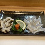 Seafood Miyako - 穴子刺身(刺身、たたき)