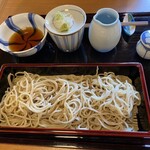 Kisetsu Ryori Teuchi Soba Yoshida - 海老野菜天せいろ　のお蕎麦