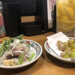 Sakae Sushi Shokunin 5 to 2 - 甘くないレモン（659円）、銀杏の素揚げ（439円）、アジのたたき（549円）