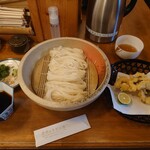 農家のうどん屋 - 料理写真:ざる＋ハモの天ぷら