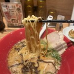 Ippudo Morera Gifu Ten - 麺は細麺