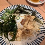 Gyoza no Tacchan Nakasu Kawabata Ten - ◆オニオンスライス温玉のっけ 437円