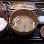 Shinpachi Shokudo Kobe Chuo Ku Sanpura Za Ten - あじ開き定食