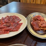 焼肉ホルモン じょうじ - カルビとハラミ