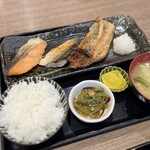 Sapporo Nijou Ichiba Ooiso - 焼魚三種定食