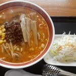 福の家 - 料理写真:担々麺 大盛(900円也) 以前に増して胡麻ペースト感が半端ないような‥