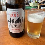 Masadate Shokudo - 瓶ビール　アサヒスーパードライ中瓶　600円