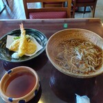 蕎麦ダイニング 禄 - 海老天蕎麦