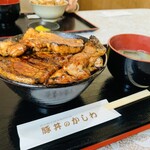 Buta-don no Kashiwa - 豚丼[中サイズ] 1100円