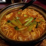 中国家庭料理 楊 - 海老ワンタン麺。