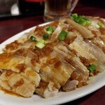 中国家庭料理 楊 - 豚肉のにんにくだれ。