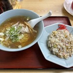 かりあん - ラーメンチャーハンセット（750円）